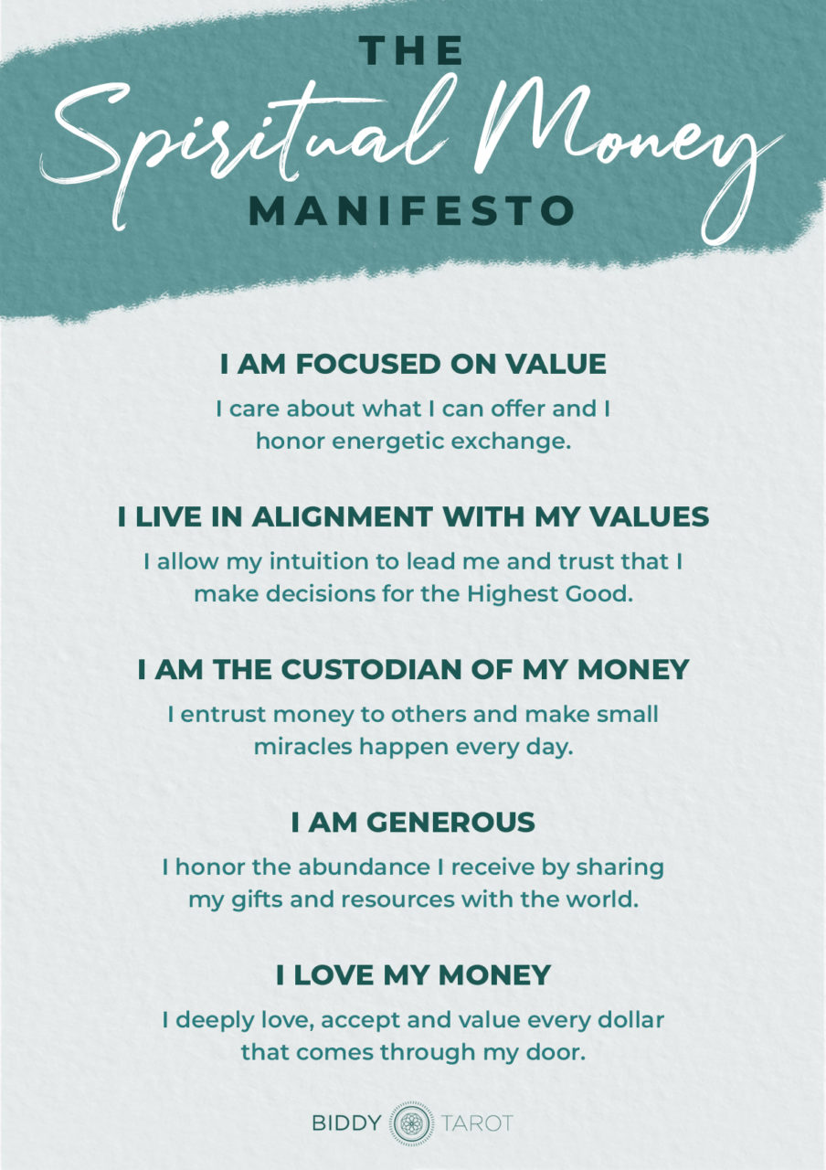 The Spiritual Money Manifesto
